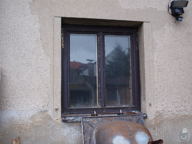 Výměna oken v RD v rekonstrukci: 03a