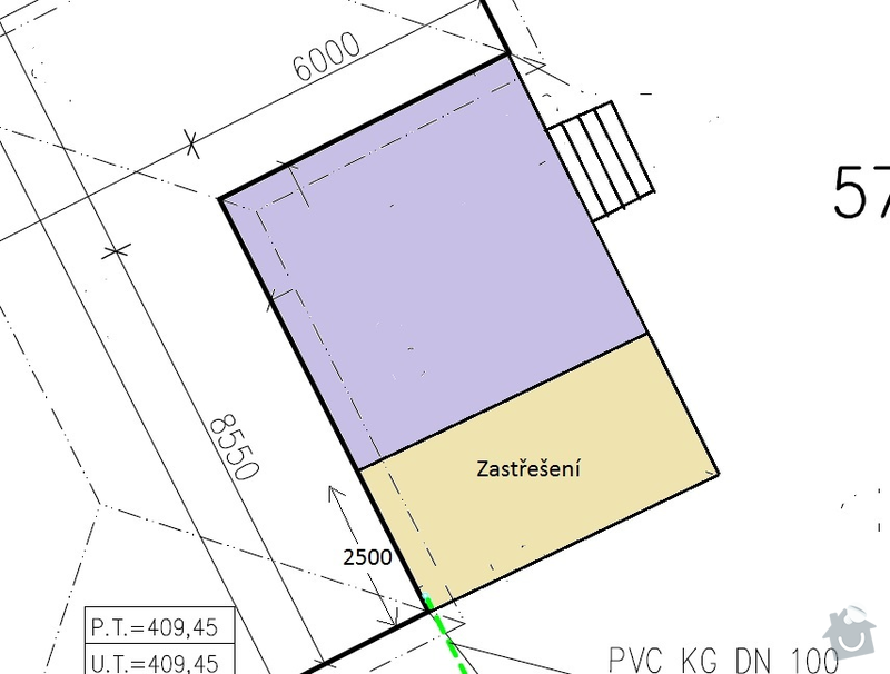 Záhradní domek a pergola: Pergola_-_zakresleni_v_projektu