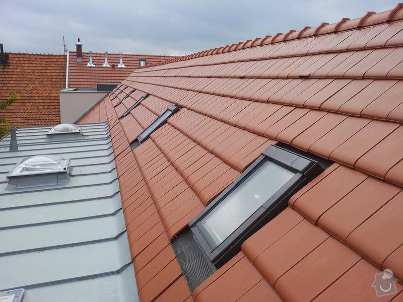 Novostavba střechy chráněného bydlení Brumovice: 20140729_092525