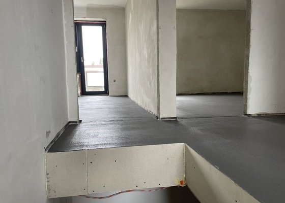 Vylití betonové podlahy