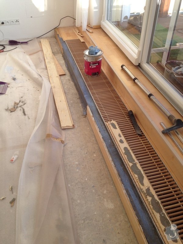 Oprava dřevěné plovoucí podlahy: 110
