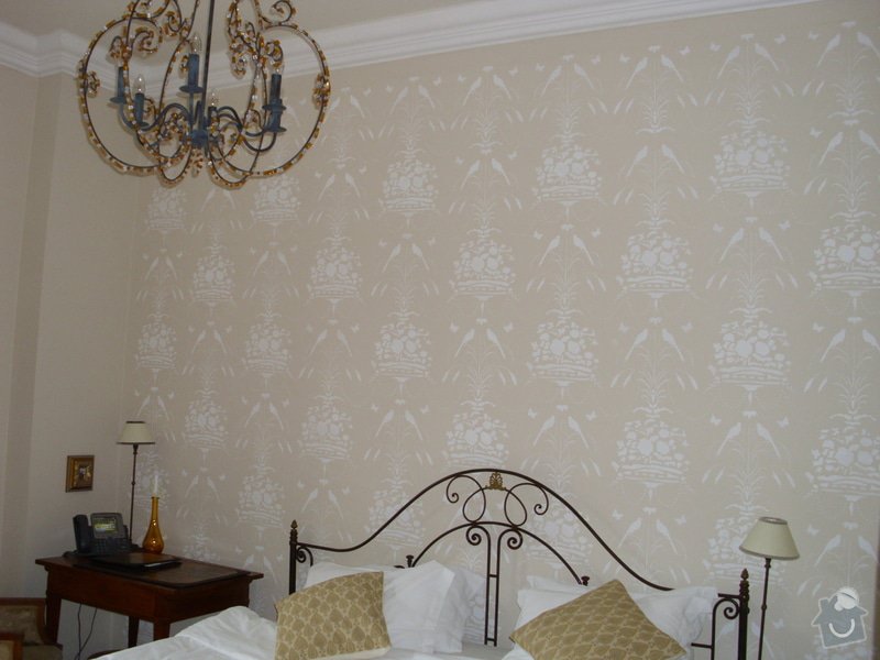 Rekonstrukce dekorativní malby v Hotelu Chateau Mcely *****: 1_Rekonstrukce_dekorativni_malby_v_Chateau_Mcely_-_vysledek_malby