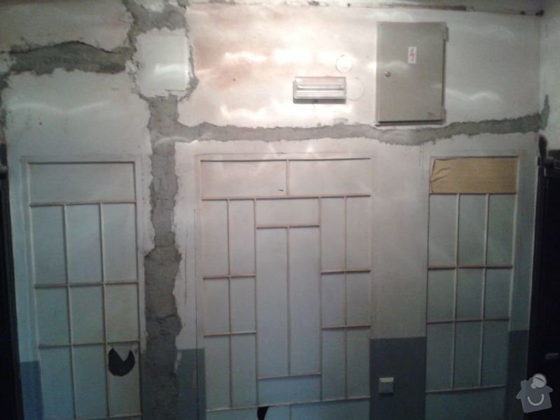 Zednické práce - rekonstrukce chodby v domě: 20150316_174826