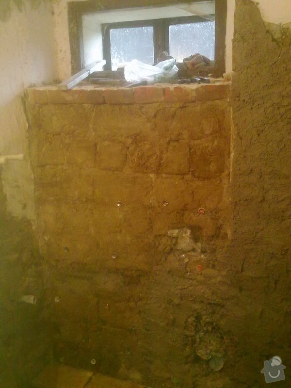 Rekonstrukce koupelny v chalupě: podzim_2014_prace_056