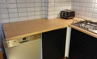 Kuchyňská deska - stav před realizací