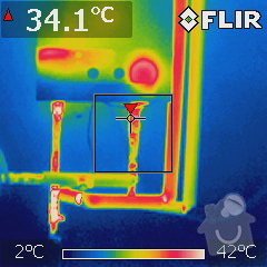 Kompletní rekonstrukce rozvodů elektřiny, topení (radiátory + podlahovka), zabezpečovací zařízení: Kotel_IR