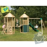Výroba dětského hřiště na zahradu: hriste_hrad