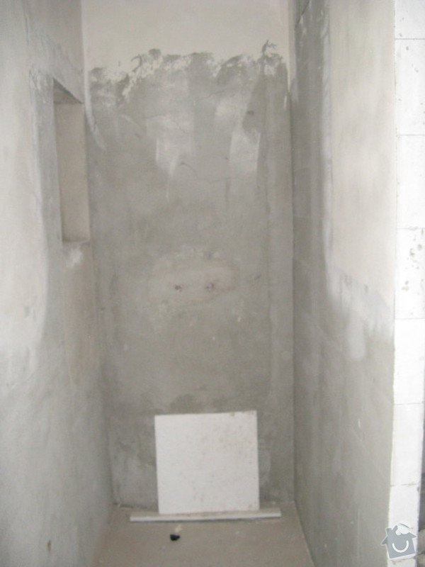 Provedení obkladů koupelna + WC, položení dlažby: IMG_2305-koupelna