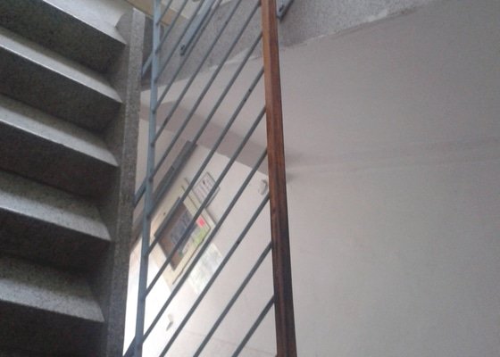 Renovace schodišťového zábradlí
