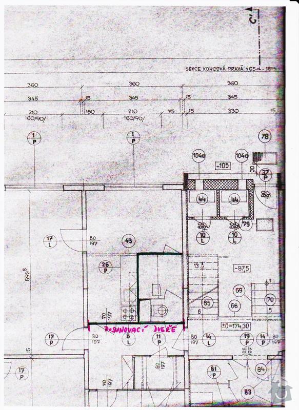 Rekonstrukce bytového jádra: stavebni_vykres_001