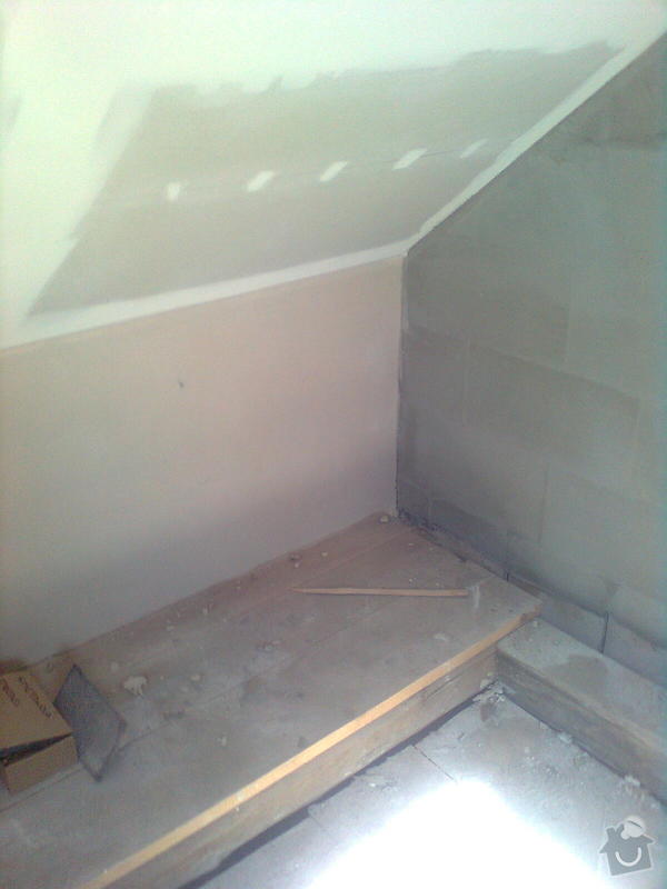 Oprava podkroví - nové schodiště, zateplení střechy, 2 střešní okna: Obraz1741