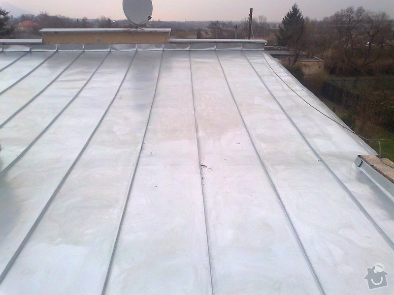 Pokrytí stávající pultové střechy cca 65m2.Sklon 8 až 11 stupnů.: Fotografie1278