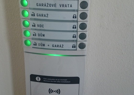 Instalace EZS Jablotron v Rodinném domě a garáží