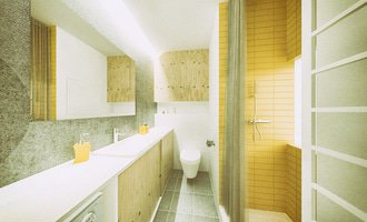 Rekonstrukce koupelny v panelovém domě - stav před realizací