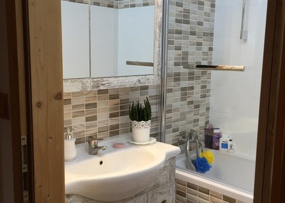 Rekonstrukce koupelny a WC v panelovém domě. 