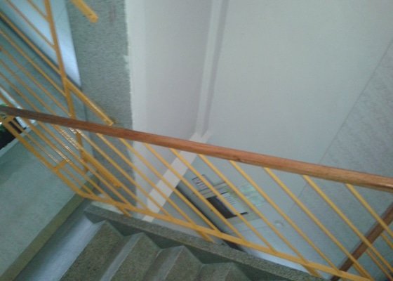 Renovace schodišťového zábradlí
