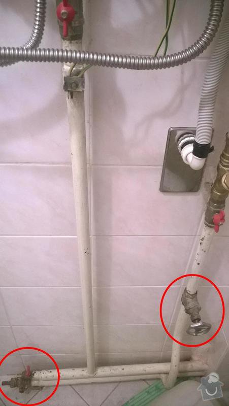 Výměna ventilů na radiátorech, výměna radiátoru v koupelně: Koupelna-drobnosti