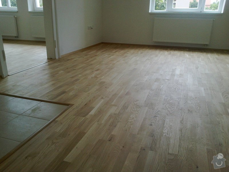 Pokládka dřevěné podlahy: 27062012064