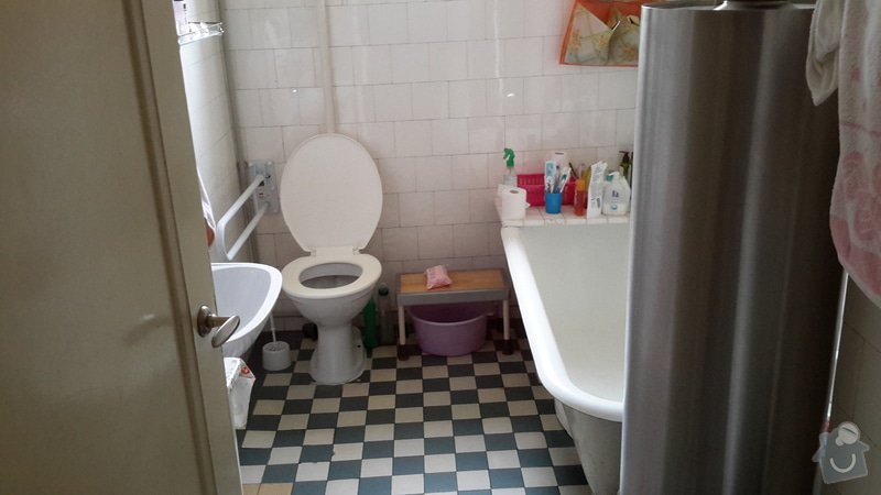 Rekonstrukce koupelny, vč.stavebních a instalaterských prací v rodinném domě: 20150719_145608