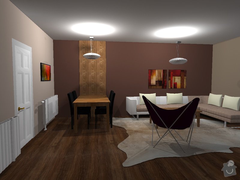 Návrh interiéru pro rodinný dům: vizualizace_obyvaci_pokoj_2b..