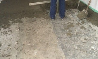 Betonovou podlahu