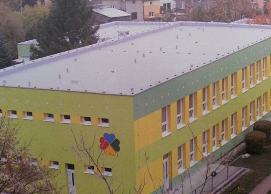 Rekonstrukce střech na Mateřské škole v ul. Studentská 1318 Chomutov 1300 m2