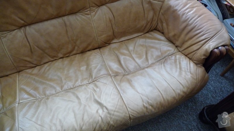 Renovace koženého gauče: P1110021