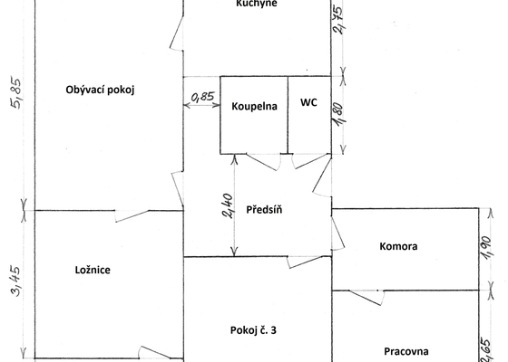 Kompletní rekonstrukce elektrických rozvodů v panelovém bytě 4+1