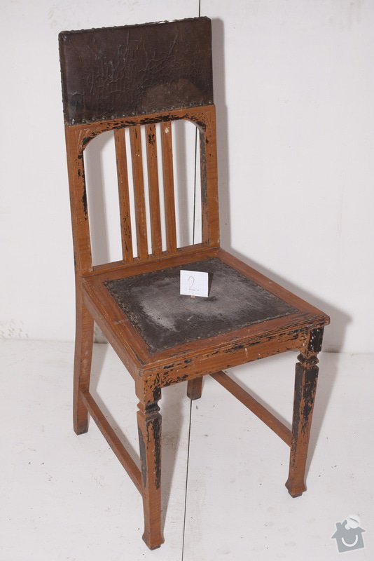 Restaurování secesních židlí včetně čalounění: 8_DSC_4583