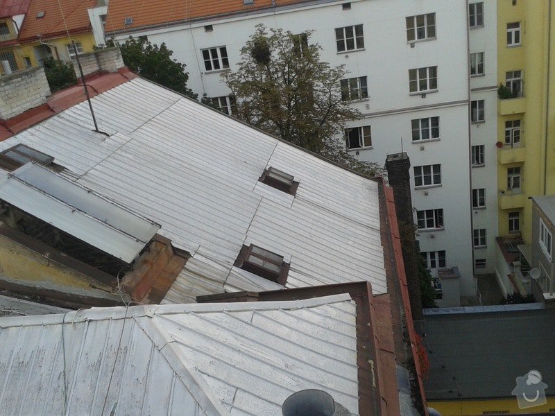 Oprava a údržba střechy z alukritových šablon: 20150901_182007
