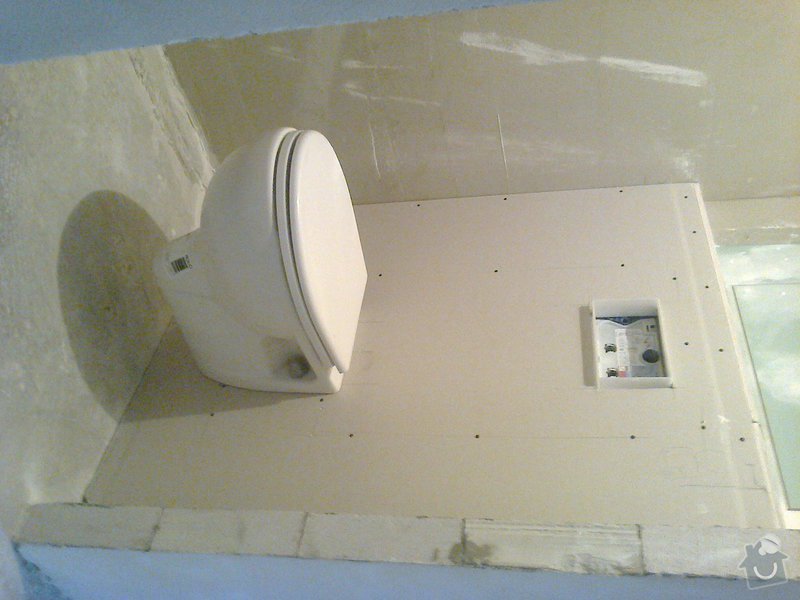 Dokončení koupelny/wc: Byt500