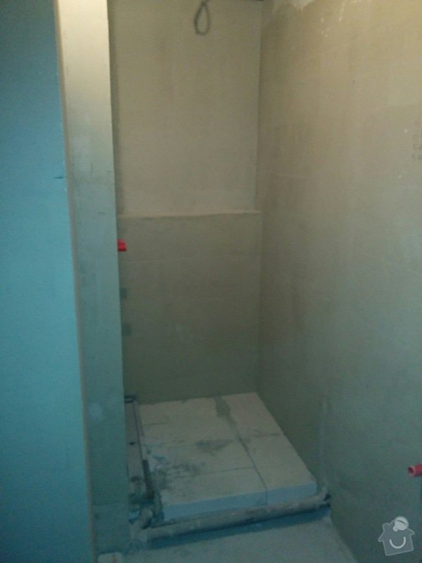 Dokončení koupelny/wc: Byt470