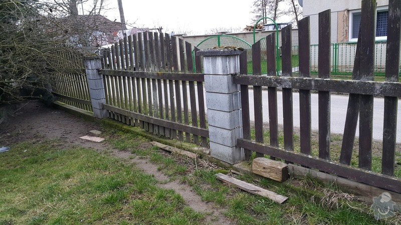 Oprava, přistavění a navýšení sloupků předního plotu: 20160312_124559