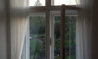 Nátěr dřevěných oken - stav před realizací
