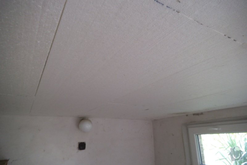Izolace stropu polystyrenem: DSCF4089