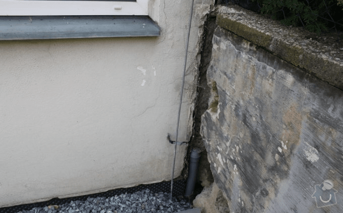 Hydroizolace venkovní zdi domu: roh2