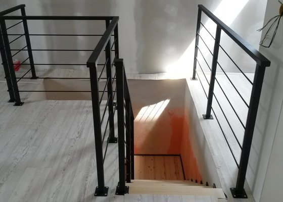 Výroba a montáž interiérového schodiště