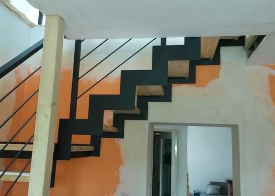 Výroba a montáž interiérového schodiště