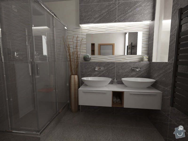 Návrh a vizualizace interiéru ložnice a dále koupelny: navrh-koupelny-a-toalety_Vizualizace_4