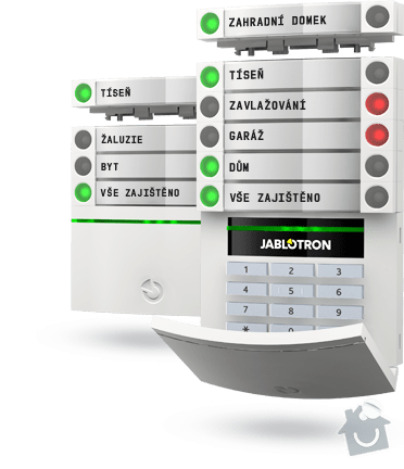 Dodávka a montáž bezdrátového elektronického zabezpečovacího systému JA-100 Jablotron.: juzek-elektro.cz_ja100_1