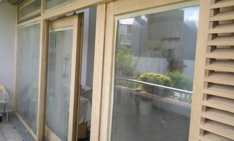 Obnova lazury na francouzských oknech