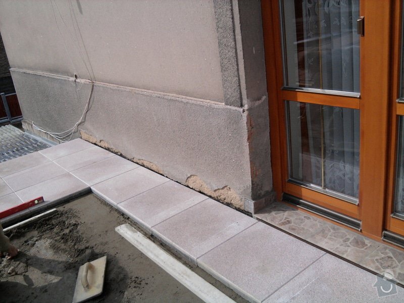 Oprava TERASY, položení izolace, betonu a dlažby: Fotografie0599