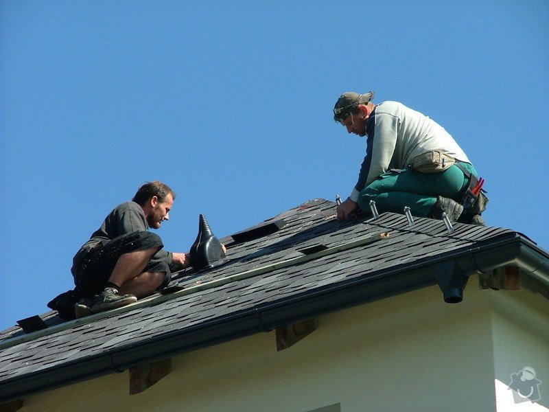 Oprava a dokončení střechy - pokrytí + klempířina: DSCF7107