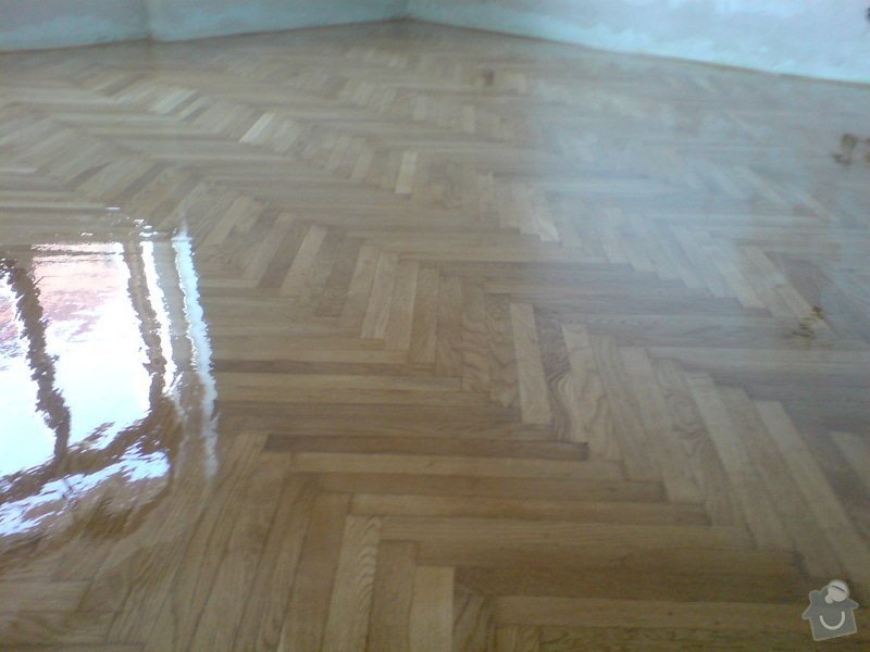 Renovace dubových parket a smrk. podlahy : DSC01795