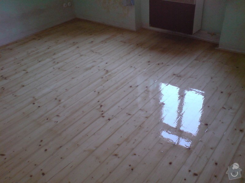 Renovace dubových parket a smrk. podlahy : DSC01812