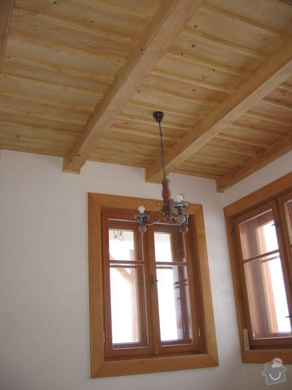 Dodávka a montáž stropního trámového obkladu do novostavby: IMG_7227