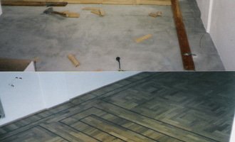Dodávka a montáž masivní dubové podlahy