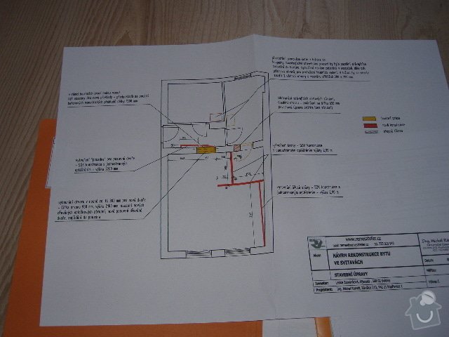 Bourací práce - výřez na nové dveře + postavení šatny a přemístění plynového kotle: kijevska_001