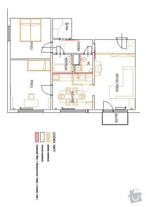 Rekonstrukce bytového jádra: byt-tomba