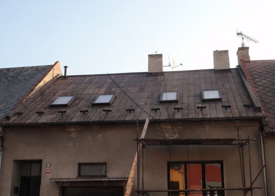Rekontrukce střechy - dvouplášť